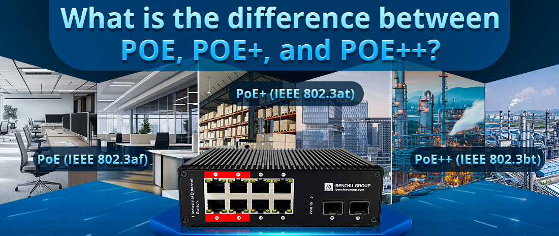 What is the difference between POE, POE+, and POE++