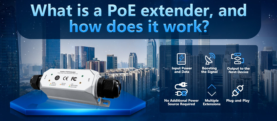 What is a PoE extender, and how does it work