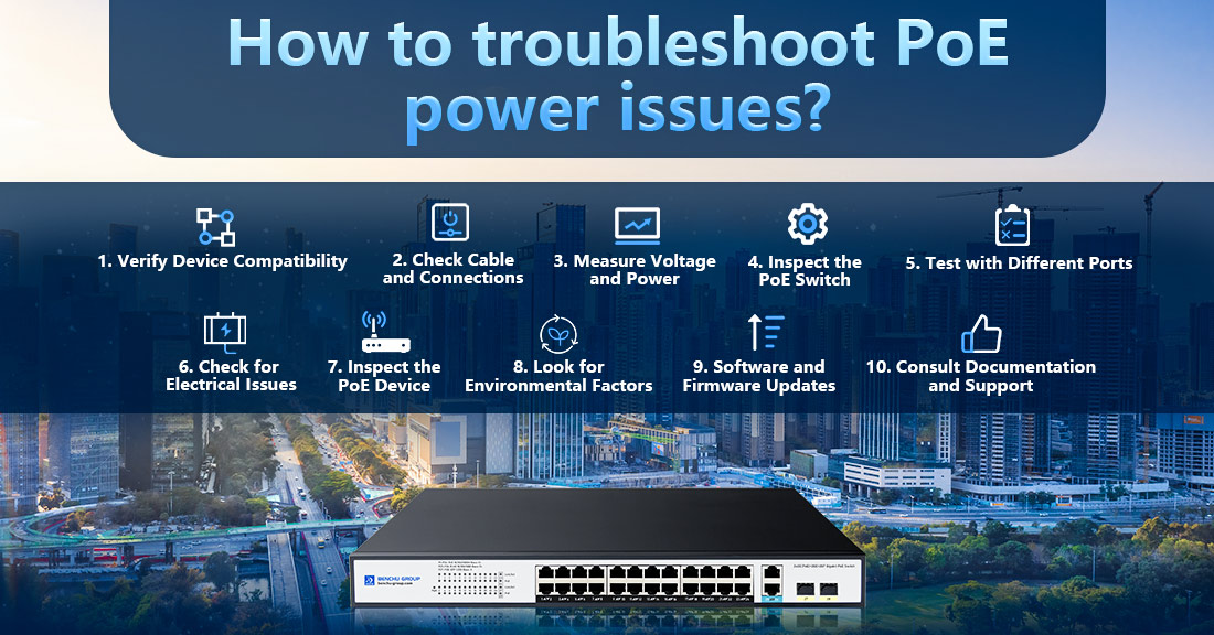 How to troubleshoot PoE power issues