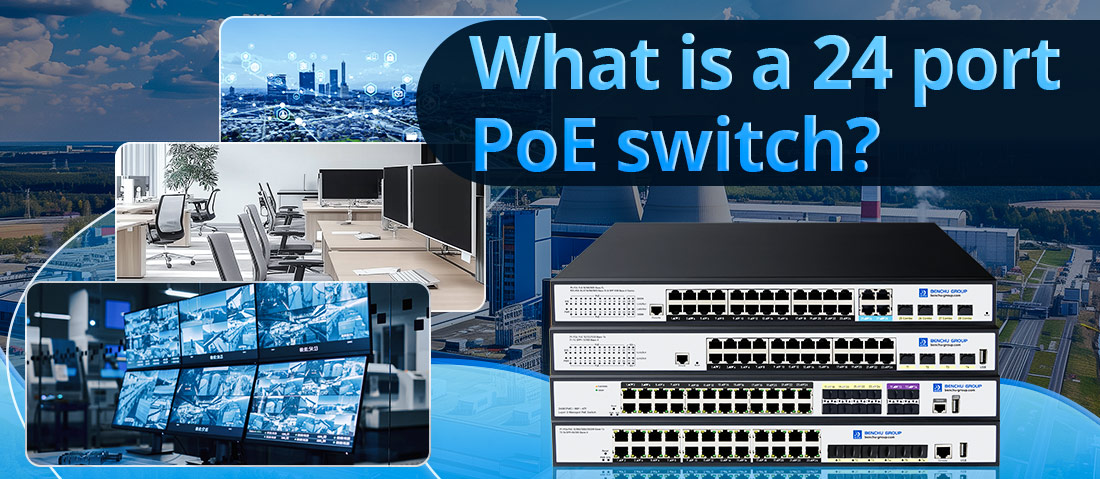 What is a 24 port PoE switch