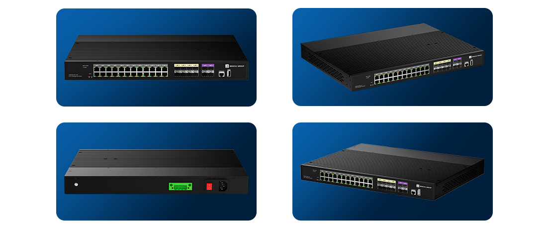 The Ultimate 24-Port Industrial PoE+ Switch with 10G Uplink