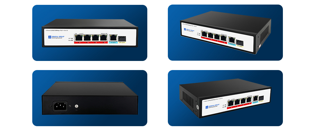 4 Port Gigabit Unmanaged PoE++ Switch 4 Port Gigabit Unmanaged PoE++ Switch
