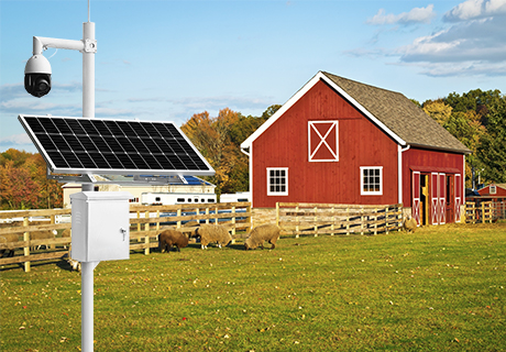 Solar-Powered Off-Grid Surveillance Solution: Complete Wireless Coverage for Rural Farms