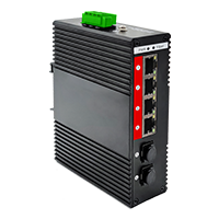 Industrial 6-Port Gigabit PoE++ Switch | 4-Port 90W 802.3bt | 2-1000Mbps SFP Fiber Uplink