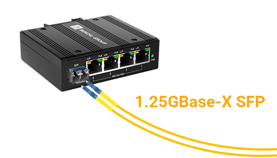 boost-poe-switch-with-Gigabit-SFP-Uplink Long-Distance Gigabit SFP Uplink