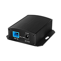2.5G Industrial Power over Fiber Splitter Receiver Industrial Power over Fiber PoF Splitter with 2.5G Multi-Gigabit PoE Output