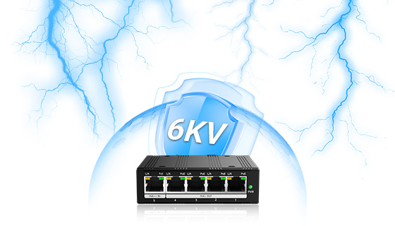 Silicon-level 6KV surge protection engineering embedded to insulate internal electronics against severe outdoor lightning damage.