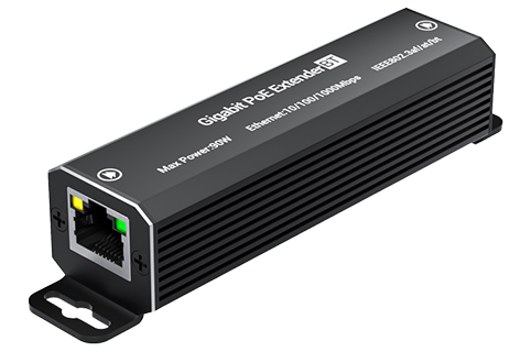 BENCHU Industrial 90W Gigabit PoE Extender & Repeater BENCHU POE-IEX01G-BT90 Industrial 90W Gigabit PoE Extender and Repeater with IP40 Metal Housing