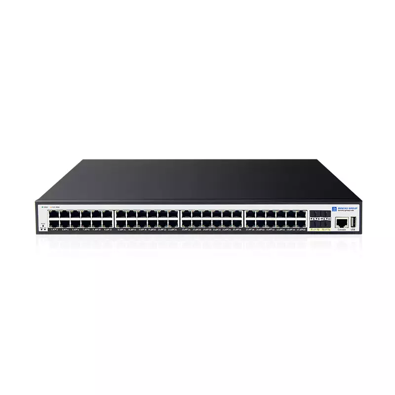 Managed 48 Port Gigabit PoE Switch with 4-10Gb SFP+ Uplink, SP7500-48PGE4TF-L3M Managed 48 Port Gigabit PoE Switch with 4-10Gb SFP+ Uplink