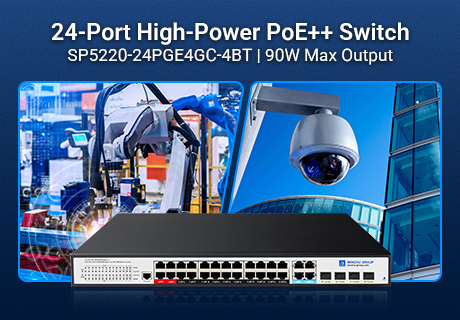 Cut Costs, Boost Reliability: Rugged 24-Port Unmanaged Switch with Dual Power Inputs & Surge Protection