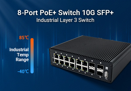 Benchu Group Launches IES7511 Industrial Powerhouse: 8-Port PoE+ Switch with 10G SFP+ Uplinks for Mission-Critical Networks