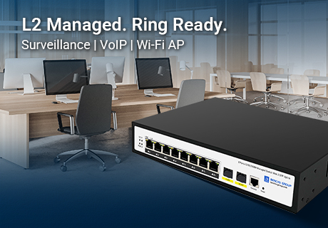 Benchu Group Expands Network Portfolio with SP7500-8PGE2GF-L2M: A Compact Layer 2 Managed PoE+ Switch Built for Reliability and Security