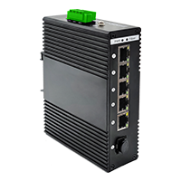 industrial 4 port poe switch with 2 RJ45 and 1 SFP uplink industrial 4 port poe switch histogram